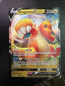 Pokemon TCG Dragonite V SWSH154 SWSH Promo Holo - Image 1