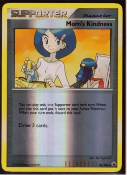 2008 POKEMON MOM'S KINDNESS 83/100 MAJESTIC DAWN -REVERSE HOLO- NM/LP (Excellent - Image 1