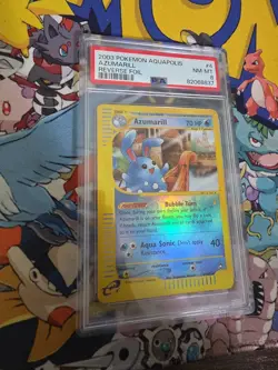 Pokemon TCG Azumarill Holo Rare E-Reader Vintage Aquapolis - Image 2