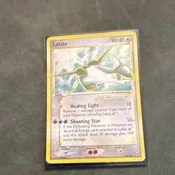 Pokemon Latias Star 105/107 EX Deoxys Holo Rare 80HP Dragon Basic 2005 - Image 1