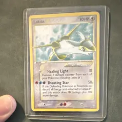Pokemon Latias Star 105/107 EX Deoxys Holo Rare 80HP Dragon Basic 2005 - Image 3