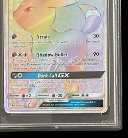 2017 Pokemon Sun & Moon Umbreon GX #154 Secret Rare Rainbow PSA 6 EX-MT - Image 3