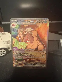 Pokemon TCG Arven's Mabosstiff EX #235/182 Sv10: Destined Rivals - Image 1
