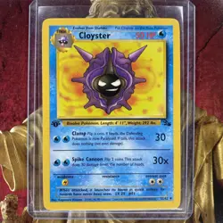 Pokemon Cloyster 32/62 1st Edition Fossil Vintage TCG Near Mint/ NM - Image 1