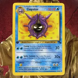 Pokemon Cloyster 32/62 1st Edition Fossil Vintage TCG Near Mint/ NM - Image 2