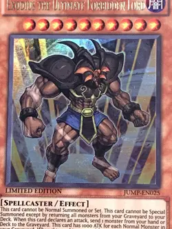 yugioh Exodius the Ultimate Forbidden Lord JUMP-EN025 NM Ultra Rare Limited Ed - Image 2