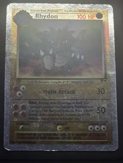 Pokemon Rhydon 35/110 Reverse Holo Legendary Collection - Image 3