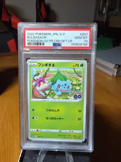 PSA 10 - Bulbasaur 287/S-P - Japanese Pokemon Go Gift Campaign Promo - Pokemon - Image 3