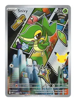 Pokemon TCG First Partner Illustration Collection Series 2 Snivy #049 PROMO - Image 1