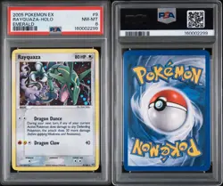 Pokemon TCG rayquaza Emerald Holo Psa 8 - Image 3