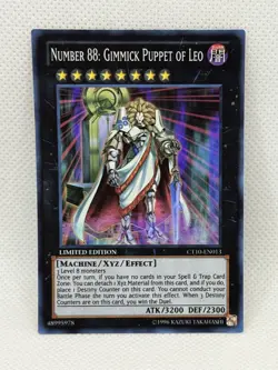 Yugioh! Number 88: Gimmick Puppet of Leo - CT10-EN013 - Super Rare - NM - Image 1