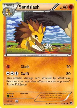 Sandslash 76/162 Uncommon BREAKthrough Pokemon Lightly Played - Image 1