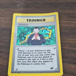 Wizards of the Coast Pokemon Giovanni 18/132 Holo Rare Unlimited - Image 1