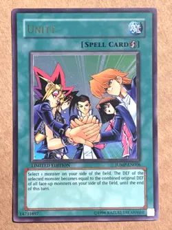 yugioh Unity JUMP-EN006 Limited Edition Near Mint - Image 1