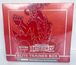 POKEMON TCG: SWORD AND SHIELD STYLES ELITE TRAINING BOX NEW-SEALED - Image 1