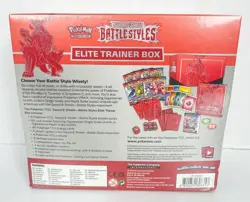 POKEMON TCG: SWORD AND SHIELD STYLES ELITE TRAINING BOX NEW-SEALED - Image 2