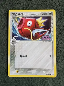 Pokemon TCG 💦 Magikarp 69/110 💦 EX Holon Phantoms Stamped Reverse Holo 2006 - Image 1