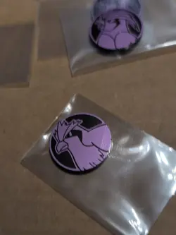 Pokemon Purple Pidgey Mini Coin From 151 Chinese - Image 1