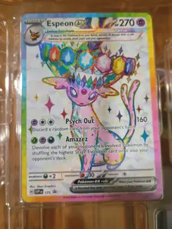 Pokemon TCG - Umbreon ex 176 & Espeon ex 175 Prismatic Evolutions Ultra Rare NM - Image 2