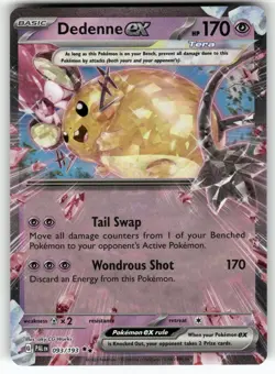 Dedenne ex 093/193 Double Rare Paldea Evolved Pokemon Near Mint - Image 1