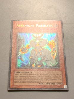 yugioh 1996 Airknight Parshath LOD-062 Ultra Rare Unlimited Ed VLP NM - Image 4