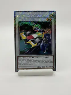 Yu-Gi-Oh! Formula Synchron RA04-EN143 Platinum Secret Rare 1st Edition - Image 1