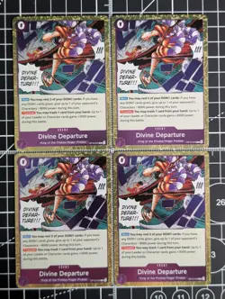 One Piece TCG Divine Departure OP13-076 (x4) Rare Playset English/NM - Image 1