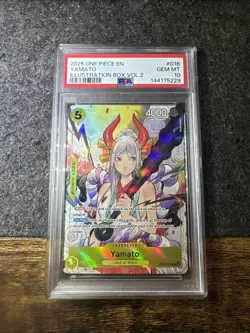 2025 Yamato Illustration Box Vol. 2 #016 ST13-016 One Piece EN Foil PSA 10 - Image 1