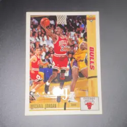 Upper Deck 1991-92 Michael Jordan #44 Chicago Bulls NBA Basketball Trading Card - Image 1