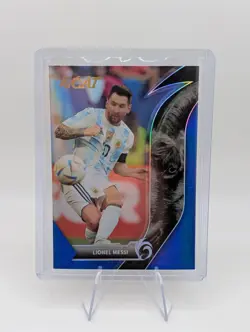 2023 Fansmall Argentina GOAT Lionel Messi Deep Blue /91 #83 - Image 1
