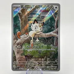 Meowth 106/094 Phantasmal Flames Near Mint Pokemon Card Pack Fresh - Image 1