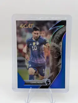 2023 Fansmall Argentina GOAT Lionel Messi Deep Blue /91 #91 - Image 1