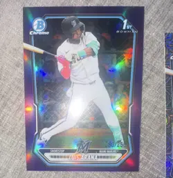 Bowman 2026 Bowman Chrome 1st Bowman Luis Arana Marlins 4-Card Lot with a /250 - Image 1