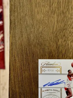 2023-24 Panini Flawless - Scoring Title Autographs Gold Dominique Wilkins /10 - Image 2