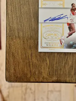2023-24 Panini Flawless - Scoring Title Autographs Gold Dominique Wilkins /10 - Image 5
