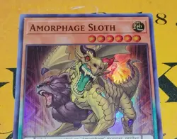 Yu-Gi-Oh Yugioh Amorphage Sloth - 1st Edition Super Rare Holo FIGA-EN056 TCG CCG - Image 2