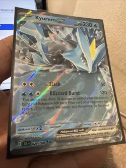 Pokemon TCG Kyurem EX Black Bolt Sv: Black Bolt Card 028/086 NM Condition - Image 3