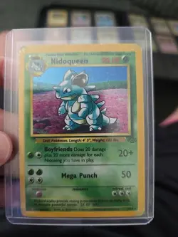 Pokemon Nidoqueen 7/64 Jungle Set 1999 Holo Card Rare Vintage - Image 1