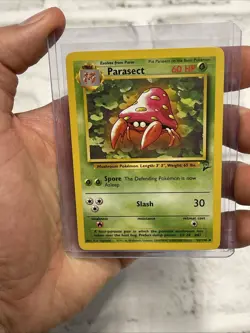 Pokemon Parasect 55/130 Base Set 2 Pokemon Card NM Near Mint Nintendo Uncommon - Image 1