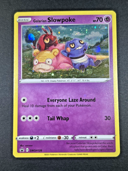 Galarian Slowpoke SWSH126 Black Star Promo Holo Pokemon Card - Image 1