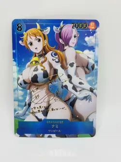 One Piece Goddess Nami & Reiju Nature DIY Doujin Kawaii Art Holo Card - Image 1