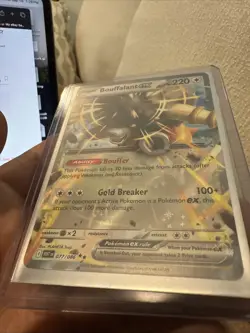 Pokemon TCG Bouffalant EX Card 077/086 Scarlet & Violet White Flare - Image 2