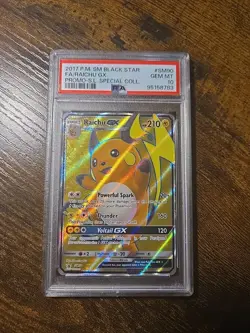 2017 Pokemon Raichu GX Promo Card PSA 10 Gem Mint - Image 1