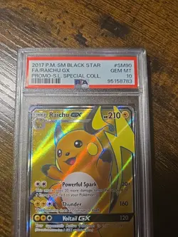 2017 Pokemon Raichu GX Promo Card PSA 10 Gem Mint - Image 2
