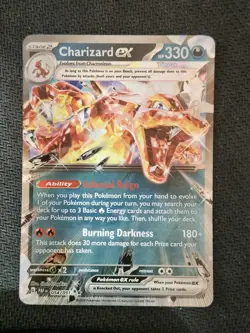 CHARIZARD EX - 054/091 - PALDEAN FATES - DOUBLE RARE - POKEMON CARD - Image 1
