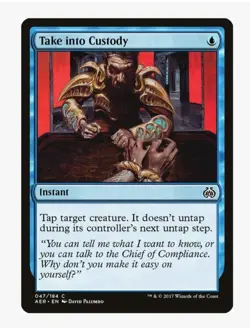 MTG Take Into Custody #47 Aether Revolt (AER) Near Mint NM Magic Card - Image 1