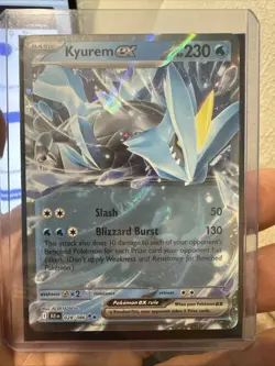 Pokemon TCG Kyurem EX Black Bolt Sv: Black Bolt Card 028/086 NM Condition - Image 1
