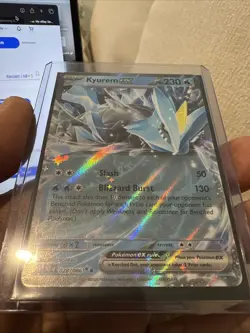 Pokemon TCG Kyurem EX Black Bolt Sv: Black Bolt Card 028/086 NM Condition - Image 4