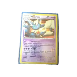 Meowstic Pokemon Card XY Series Holo Rare Trading Card - Image 1