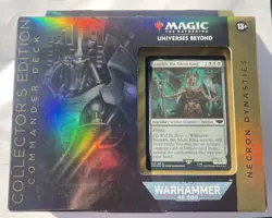 Wizards of the Coast MTG Warhammer 40,000 Necron Dynasties Commander Deck - Image 1